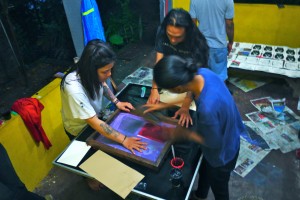 Workshop Sablon "Jangan Diam"